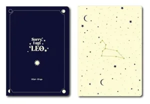 PACK 2 CUADERNOS GRAPADOS A6 HORÓSCOPO NEGRO - LEO