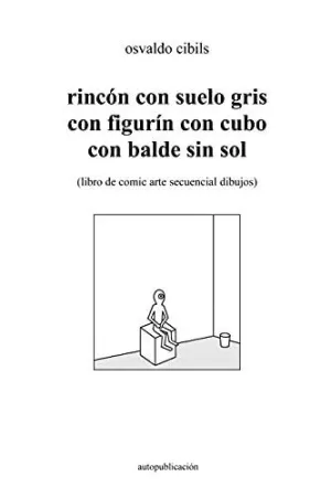 Rincón con Suelo Gris con Figurín con Cubo con Balde sin Sol