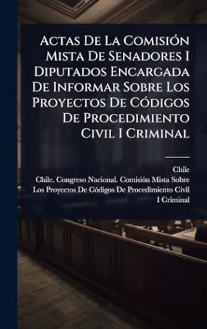 ACTAS DE LA COMISIÃ³N MISTA DE SENADORES I DIPUTADOS ENCARGADA DE INFORMAR SOBRE LOS PROYECTOS DE CÃ³DIGOS DE PROCEDIMIENTO CIVIL I CRIMINAL