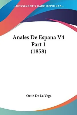Anales de Espana V4 Part 1 (1858)
