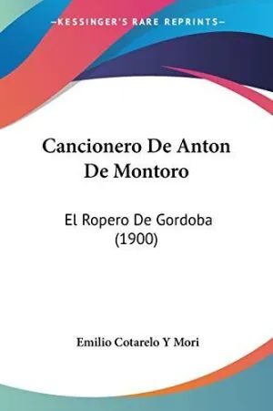 Cancionero de Anton de Montoro