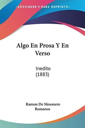 ALGO EN PROSA Y EN VERSO