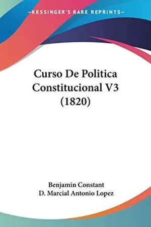 CURSO DE POLITICA CONSTITUCIONAL V3 (1820)