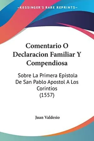 COMENTARIO O DECLARACION FAMILIAR Y COMPENDIOSA