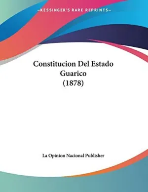 Constitucion del Estado Guarico (1878)