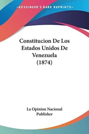 Constitucion de los Estados Unidos de Venezuela (1874)