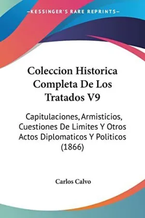 Coleccion Historica Completa de los Tratados V9