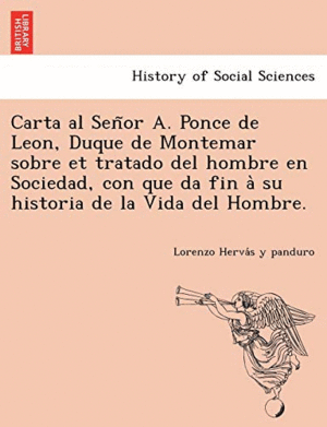 CARTA AL SEÑOR A. PONCE DE LEON <BR>