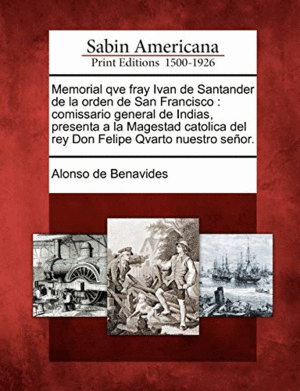MEMORIAL QVE FRAY IVAN DE SANTANDER DE LA ORDEN DE SAN FRANCISCO<BR>