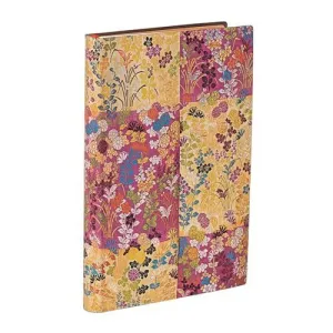 CUADERNO / KARA-ORI ROSA - SERIE KIMONO JAPONÉS / MINI FLEXI