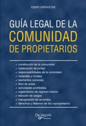 GUÍA LEGAL DE LA COMUNIDAD DE PROPIETARIOS