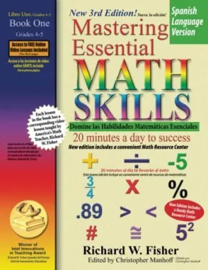 Mastering Essential Math Skills Book 1, Spanish Language Version