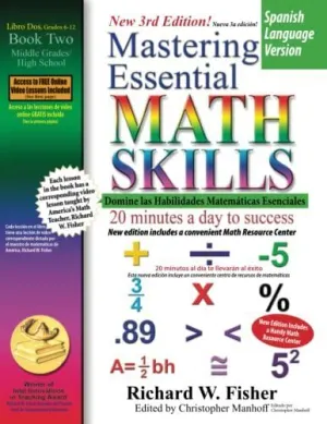 Mastering Essential Math Skills Book 2, Spanish Language Version