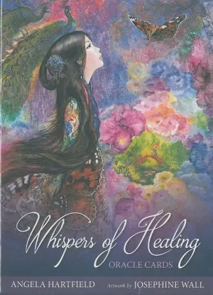WHISPERS OF HEALING. ORACLE CARDS. (50 CARDS + INSTRUCTION BOOK)