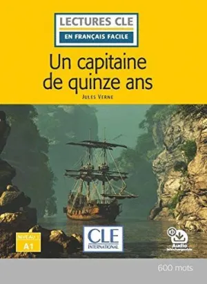 UN CAPITAINE DE 15 ANS: NIVEAU 1/A1 (LIVRE + AUDIO TÉLÉCHARGEABLE)