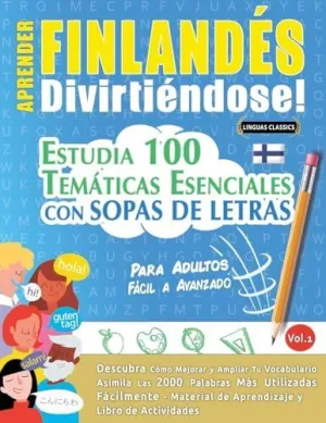 APRENDER FINLANDÉS DIVIRTIÉNDOSE! - PARA ADULTOS