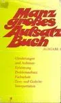 MANZ GROSSES AUFSATZBUCH