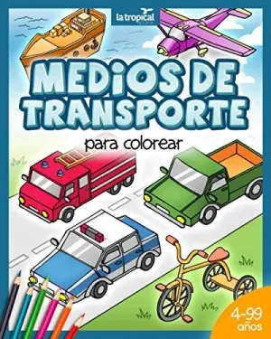 Medios de Transporte para Colorear