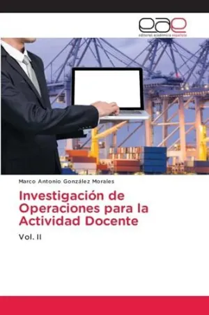 Investigación de Operaciones para la Actividad Docente