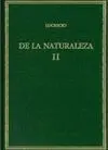 DE LA NATURALEZA. VOL. II. LIBROS IV-VI DE LA NATURALEZA. VOL. II. LIBROS IV-VI