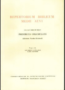 REPERTORIUM BIBLICUM MEDII AEVI  IX (LATIN)