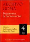 ARCHIVO GOMÁ: DOCUMENTOS DE LA GUERRA CIVIL. VOL 4 (MARZO 1937)