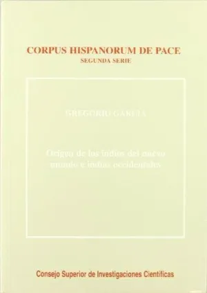 ORIGEN DE LOS INDIOS EN EL NUEVO MUNDO E INDIAS OCCIDENTALES
