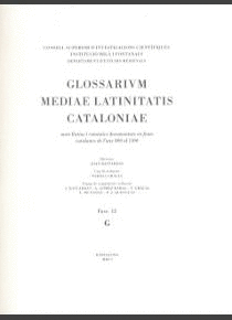GLOSSARIUM MEDIAE LATINITATIS CATALONIAE. FASC. 12. GACENTIA-GYRUS