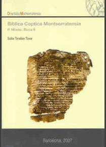 BIBLICA COPTICA MONTSERRATENSIA (P. MONTS. ROCA II)