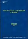 TECNICAS DE ANALISIS Y CARACTERIZACION DE MATERIALES