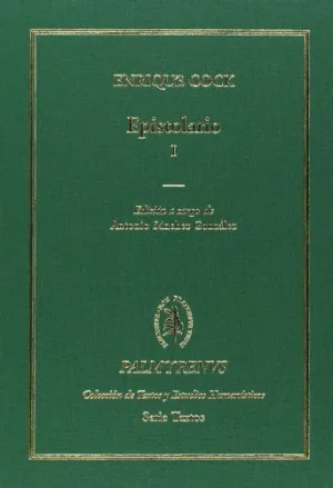 ENRIQUE COCK EPISTOLARIO VOL I TAPA TELA