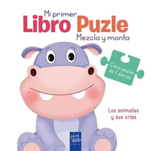 LOS ANIMALES Y SUS CRÍAS (MI PRIMER LIBRO PUZLE. MEZCLA Y MONTA)