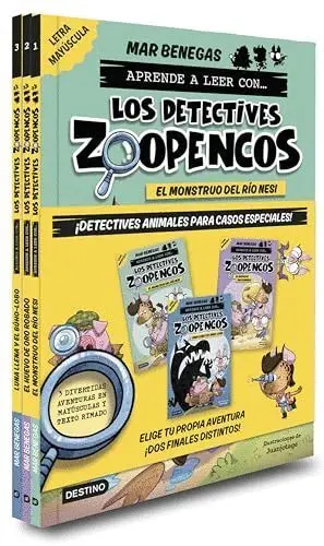 PACK APRENDE A LEER CON LOS DETECTIVES ZOOPENCOS (VOLS. 1 A 3). ELIGE TU HISTORIA