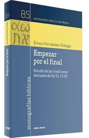 EMPEZAR POR EL FINAL EMPEZAR POR EL FINAL