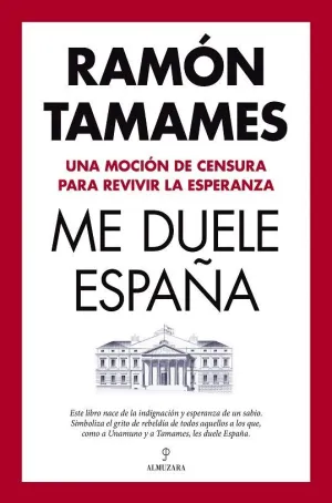 ME DUELE ESPAÑA. UNA MOCIÓN DE CENSURA PARA REVIVIR LA ESPERANZA
