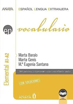 VOCABULARIO. NIVEL ELEMENTAL A1-A2 (EDICIÓN 2023).