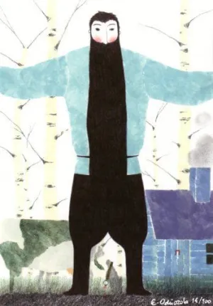 ILUSTRACION CUANTA TIERRA NECESITA UN HOMBRE