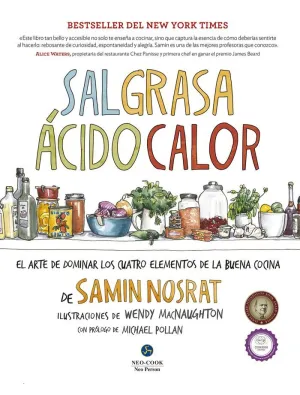 SAL, GRASA, ÁCIDO, CALOR: <BR>