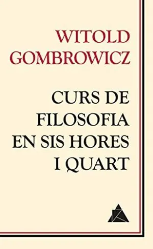 CURS DE FILOSOFIA EN SIS HORES I QUART - CAT
