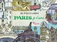 PARIS JE T´AIME: 20 POSTCARDS PARIS JE T´AIME: 20 POSTCARDS
