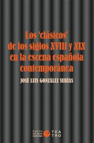 LOS «CLÁSICOS» DE LOS SIGLOS XVIII Y XIX EN LA ESCENA ESPAÑOLA CONTEMPORÁNEA LOS «CLÁSICOS» DE LOS SIGLOS XVIII Y XIX EN LA ESCENA ESPAÑOLA CONTEMPORÁNEA