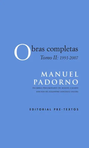 OBRAS COMPLETAS: TOMO II. 1991-2007