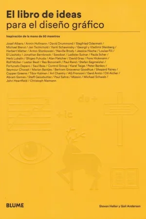 EL LIBRO DE IDEAS PARA EL DISEÑO GRAFICO: INSPIRACIÓN DE LA MANO DE 50 MAESTROS