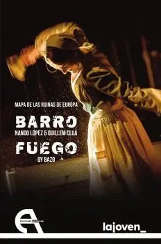 MAPA DE LAS RUINAS DE EUROPA. BARRO / FUEGO. MAPA DE LAS RUINAS DE EUROPA. BARRO / FUEGO.