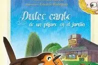 DULCE CANTO DE UN PAJARO EN EL JARDIN.