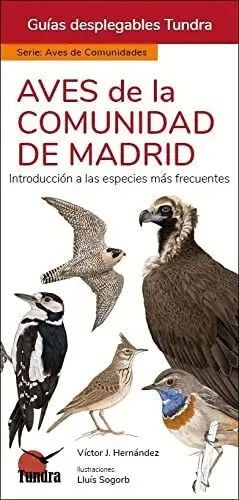 AVES DE LA COMUNIDAD DE MADRID- GUIAS  DESPLEGABLES TUNDRA. INTRODUCCION A LAS ESPECIES MAS FRECUENT