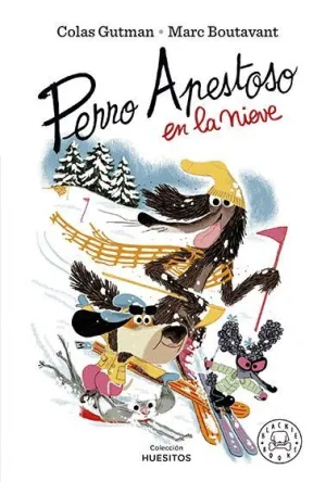 PERRO APESTOSO EN LA NIEVE.