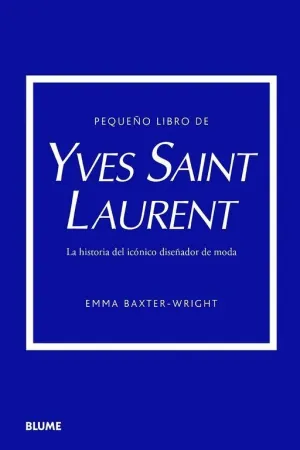 PEQUEÑO LIBRO DE YVES SAINT LAURENT.