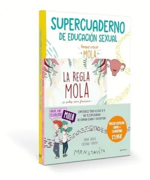 PACK APRENDE CON MENSTRUITA (LA REGLA MOLA + SUPERCUADERNO DE EDUCACIÓN SEXUAL) (MENSTRUITA)