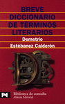 BREVE DICCIONARIO DE TÉRMINOS LITERARIOS